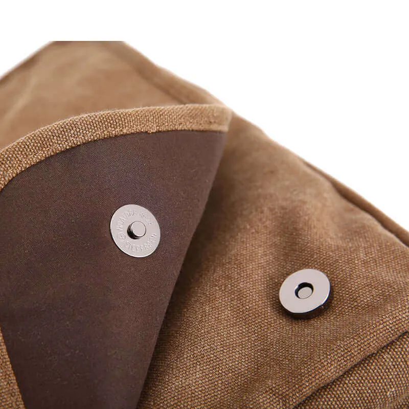 Versatile Canvas Messenger Bag | 17 Inch Laptop