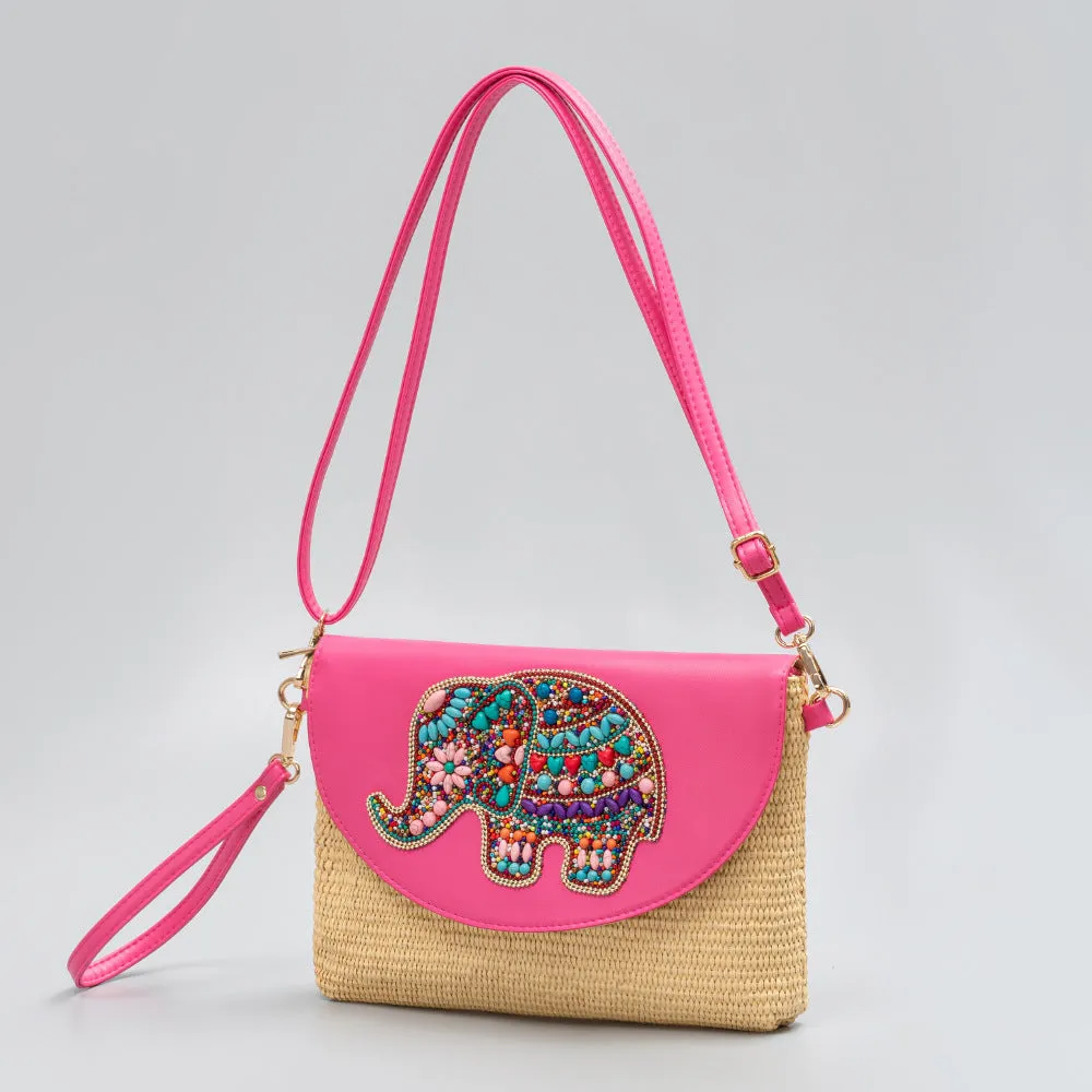 Wholesale  Summer Crossbody Handheld Straw Bag