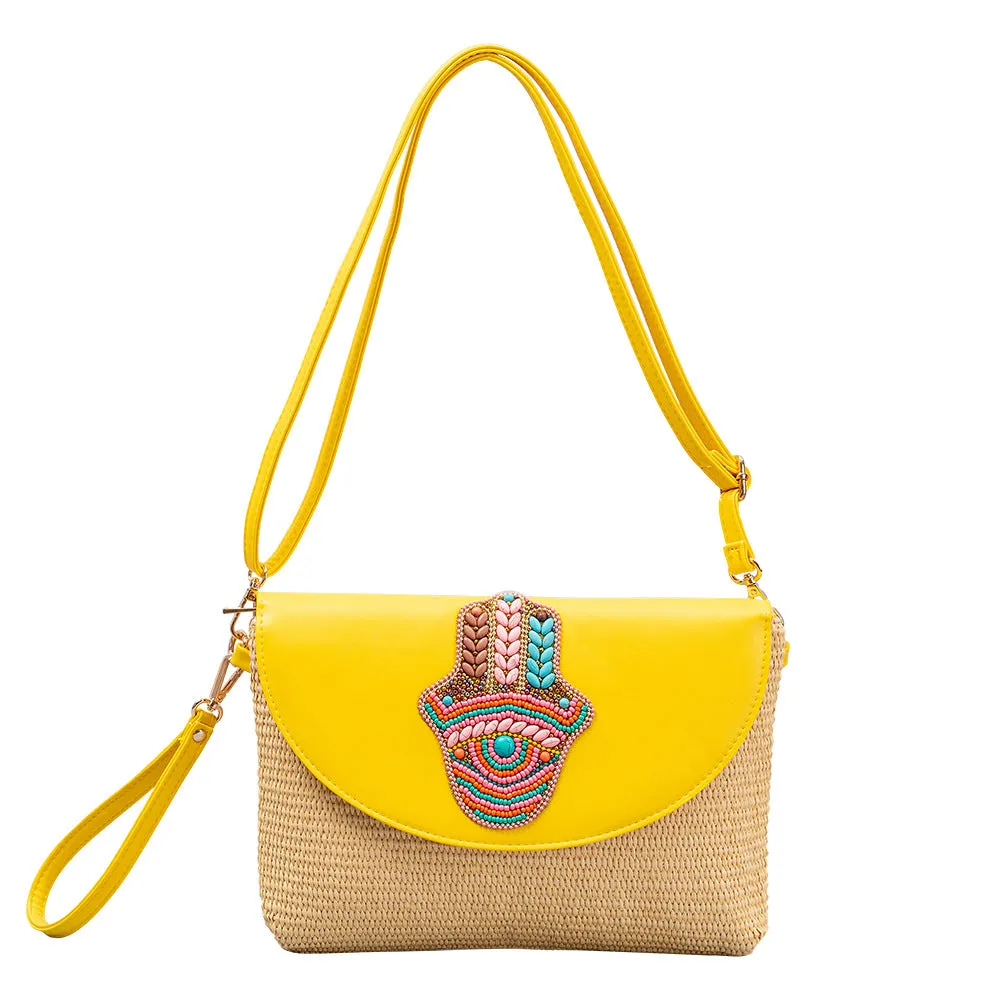 Wholesale  Summer Crossbody Handheld Straw Bag