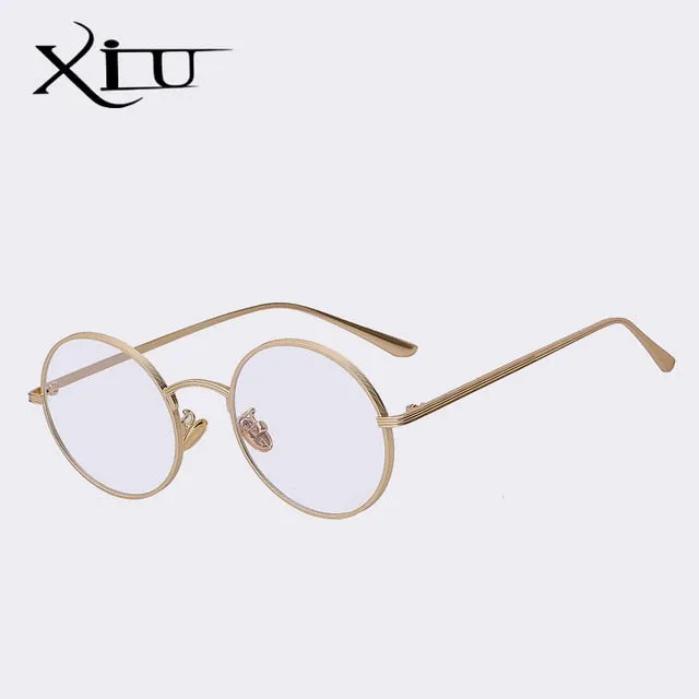 Xiu Xiu Brand Men's Round Red Sunglasses Women