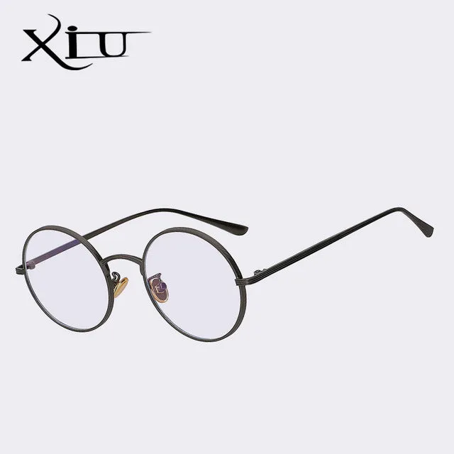 Xiu Xiu Brand Men's Round Red Sunglasses Women